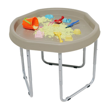 Billy Kidz Hex Tuff Tray & Stand LARGE - Taupe - Your Capability Store