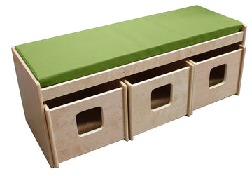 Billy Kidz Sofa Bench with Three Storage Bins - Your Capability Store