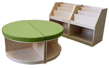 Billy Kidz Reading Island - Avocado - Your Capability Store