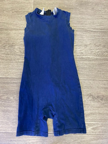 Sleeveless Onesie with a Back Zip - Size 6 Navy - Your Capability Store