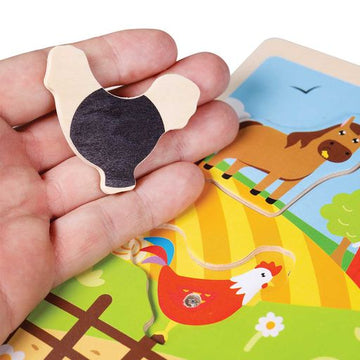 Bigjigs Toys - Farm Sound Puzzle - Your Capability Store