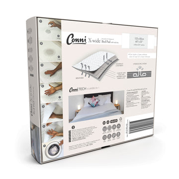 Conni X-Wide Reusable Bed Pad with Tuck-Ins - Your Capability Store