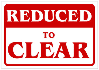 REDUCED TO CLEAR