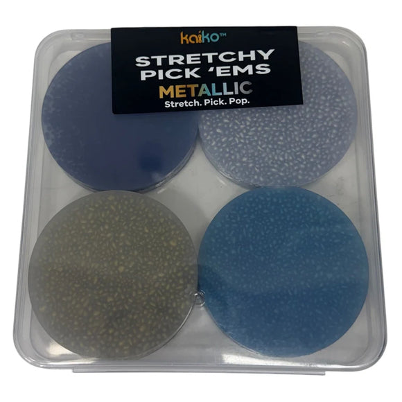 Metallic Stretchy Pick ’Ems - Set of 4