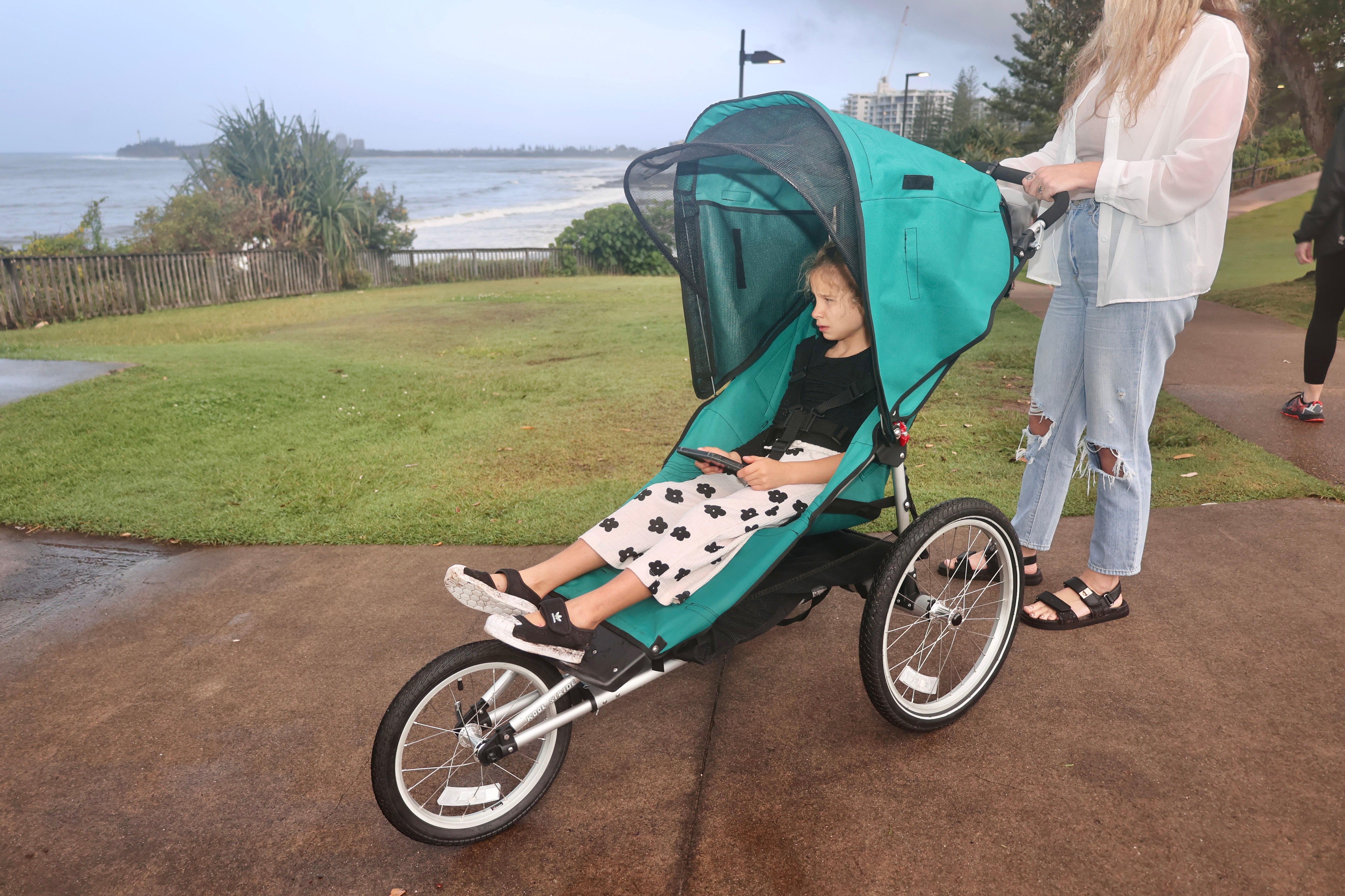 kool stop jogging stroller reviews Koolstride Running Stroller package