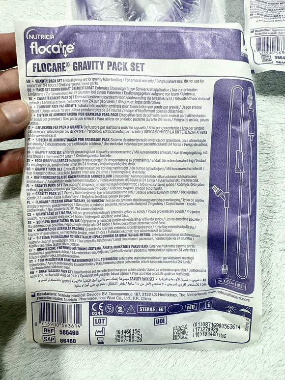 Nutricia Flocare Gravity Pack Set