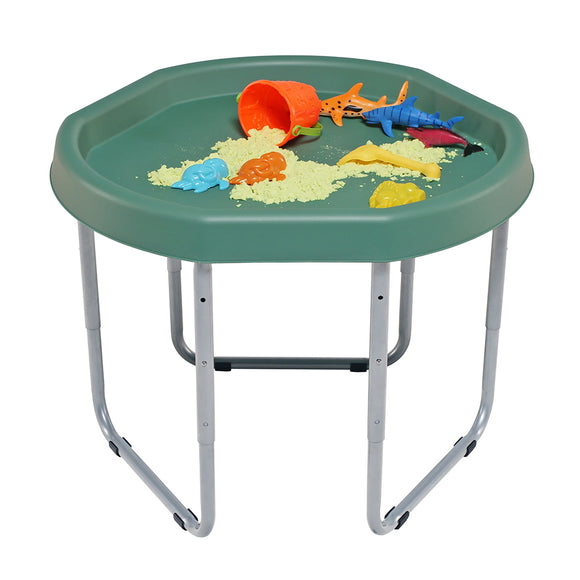 Billy Kidz Hex Tuff Tray & Stand LARGE - Jungle Green - Your Capability Store
