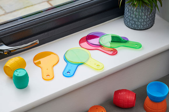 Translucent Colour Paddle Set - 6pk - Your Capability Store