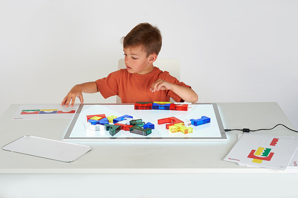 Coloured Crystal 25pce Block Set with Mirror & Teachers Guide - Your Capability Store