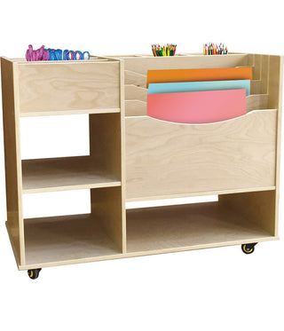 Billy Kidz Wooden Art & Craft Cabinet/Trolley