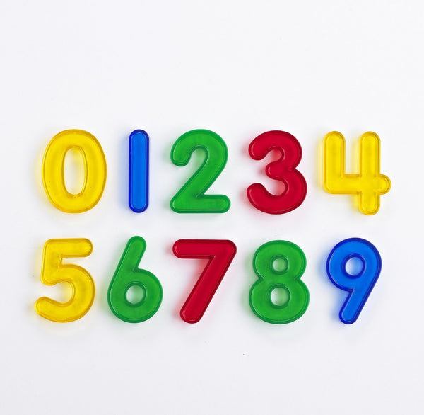 Acrylic Rainbow Numbers - Set of 10