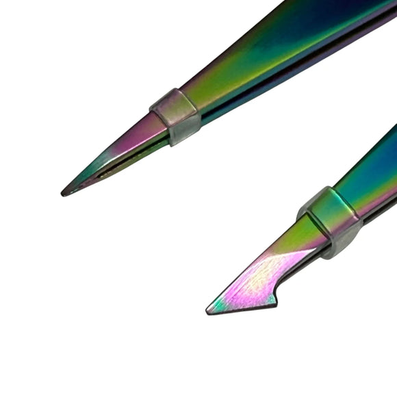 2 Pair of Oil Slick Kaiko Tweezers - Accessory for Pick 'Em Range - Your Capability Store