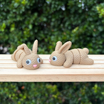 Flopsy Knitted Articulated Bunny - Your Capability Store