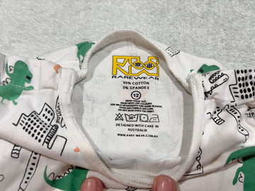 RareWear Onesie – Liam (Dinosaur) - Size 12 - 0
