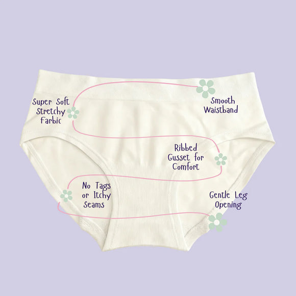 Comfort on the Spectrum - Kids SkinSense Seamless Briefs 3-pack - Your Capability Store