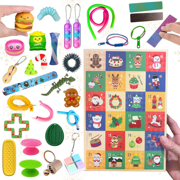 🎄 Sensory Fidget Advent Calendar – 24-Day Countdown