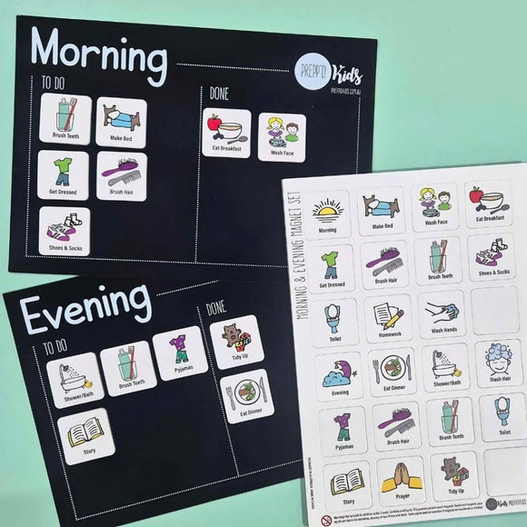 Morning & Evening Routine Set (A4) - Your Capability Store