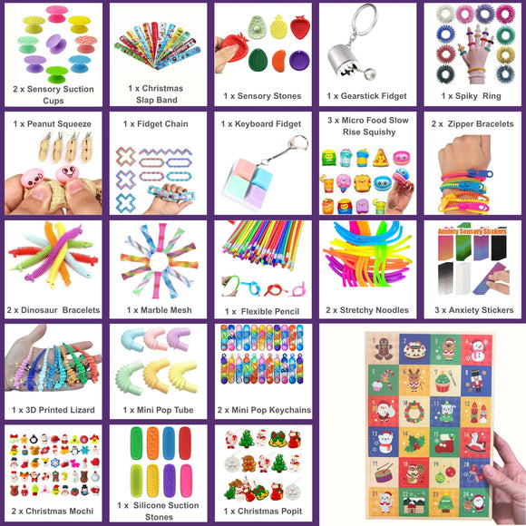 🎄 Sensory Fidget Advent Calendar – 24-Day Countdown