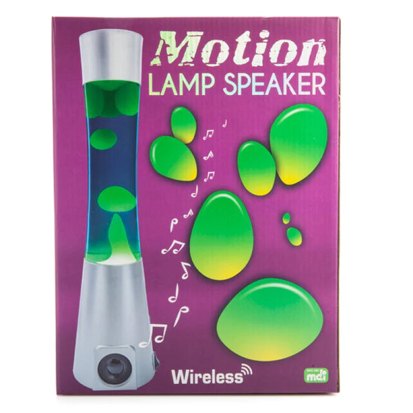 Silver/Blue/Yellow Motion Lamp Bluetooth Speaker