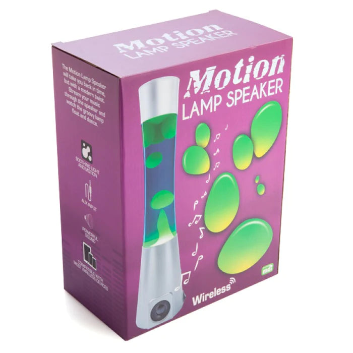 Silver/Blue/Yellow Motion Lamp Bluetooth Speaker - Your Capability Store