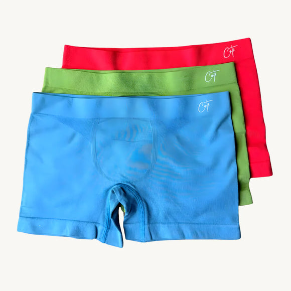 Comfort on the Spectrum - Kids SkinSense Seamless Boxer Briefs 3-pack - Your Capability Store