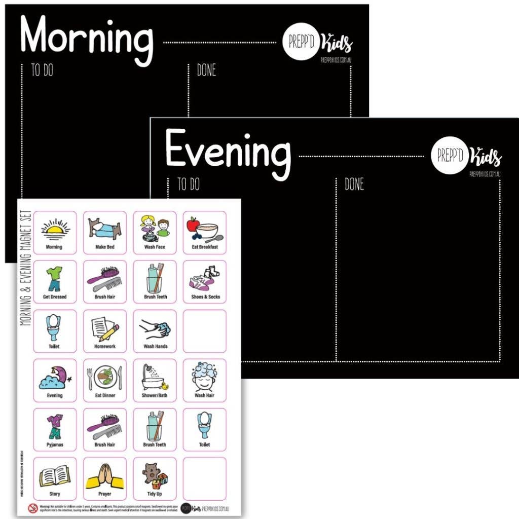 Morning & Evening Routine Set (A4) - Your Capability Store