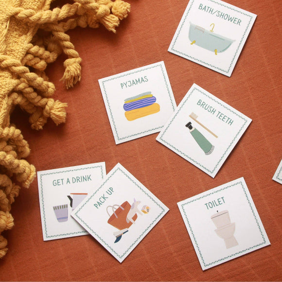 Magnetic Routine Cards – Visual Schedule for Kids - Your Capability Store