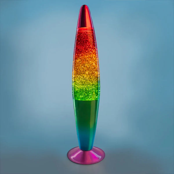 Rainbow Glitter Lamp