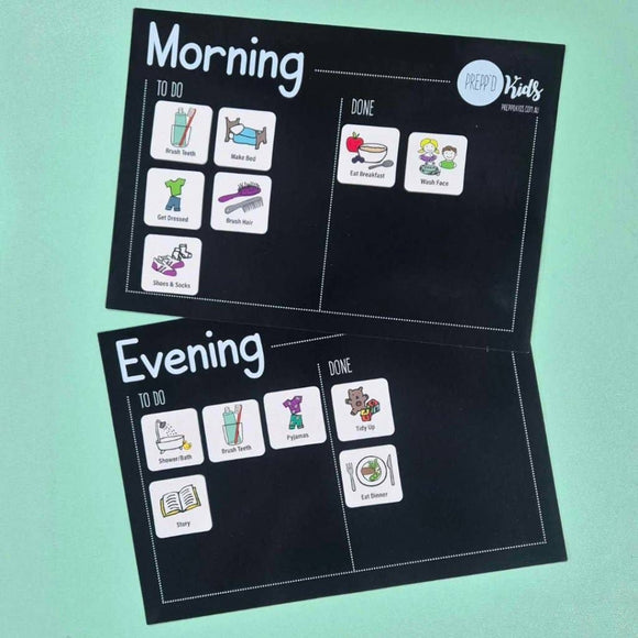 Morning & Evening Routine Set (A4) - Your Capability Store