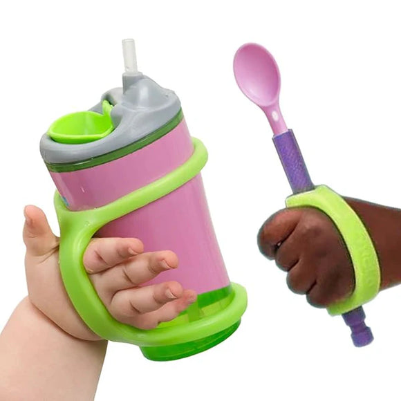 EaZyHold Baby Green Self-Feeding 2 Pack - Your Capability Store
