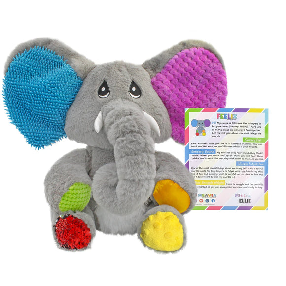 Ellie the Weighted Sensory Elephant - (1.6kg) - Your Capability Store