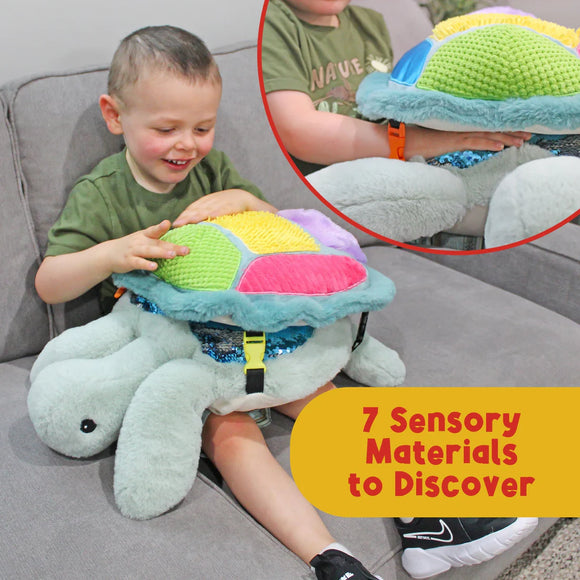 Sunny the Weighted Sensory Turtle - (1.3kg) - Your Capability Store