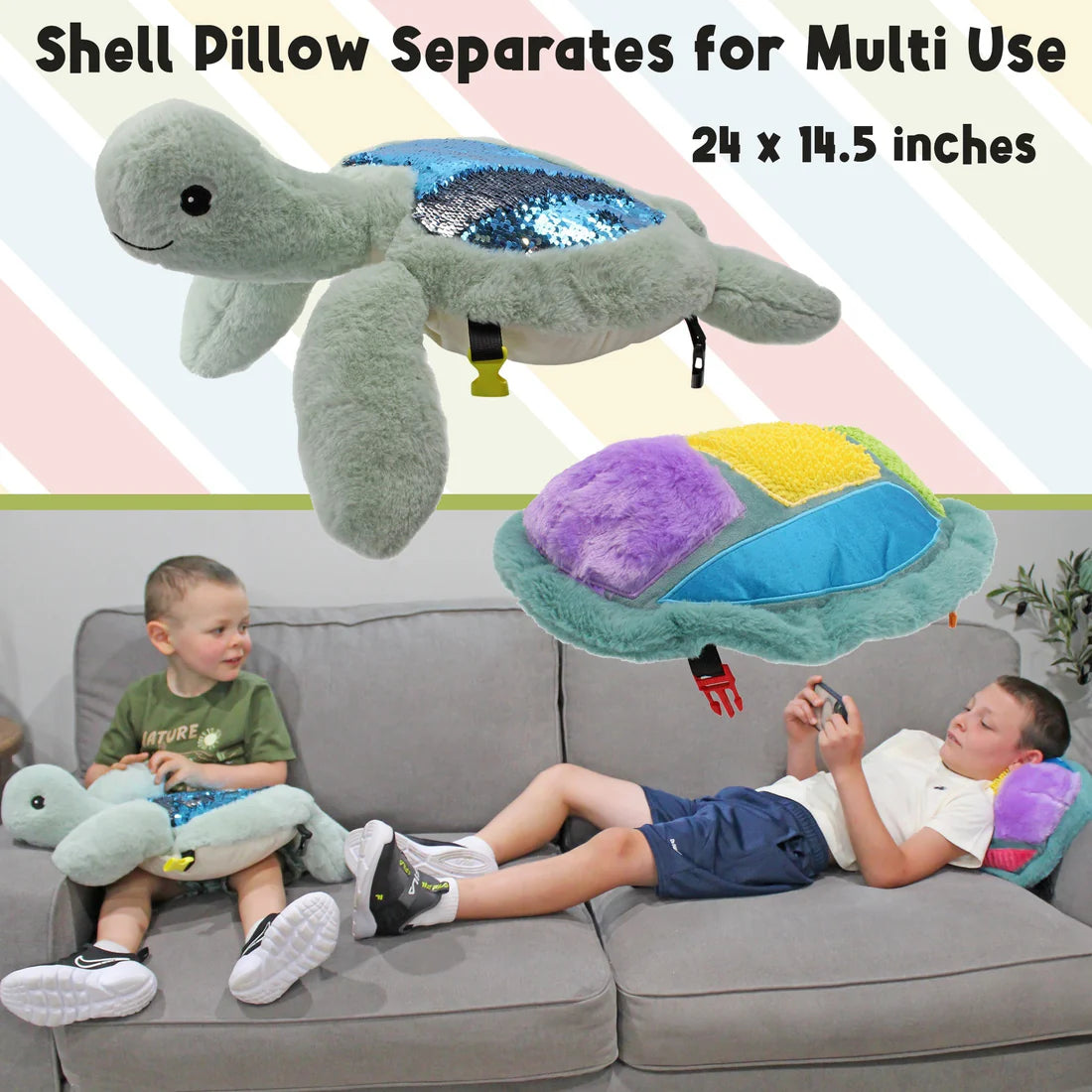 Sunny the Weighted Sensory Turtle - (1.3kg) - Your Capability Store