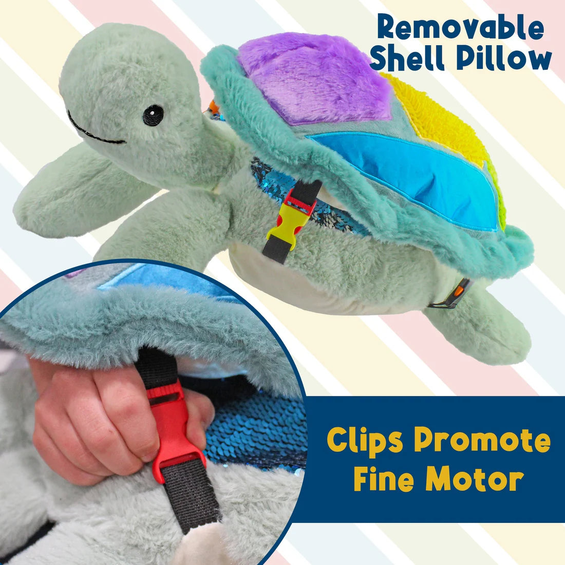 Sunny the Weighted Sensory Turtle - (1.3kg) - Your Capability Store