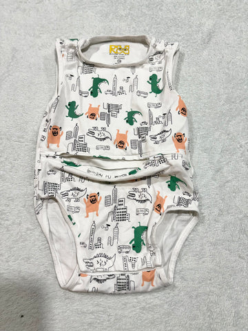 RareWear Onesie – Liam (Dinosaur) - Size 10