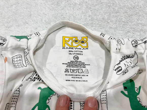 RareWear Onesie – Liam (Dinosaur) - Size 10