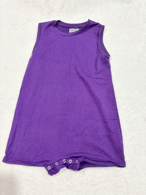 Sleeveless Wonsie bodysuit - Size 8 Purple