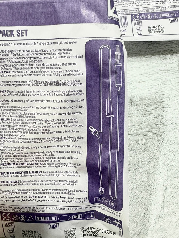 Nutricia Flocare Gravity Pack Set