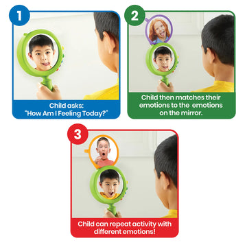 See My Feelings Mirror, Set of 4 - Your Capability Store