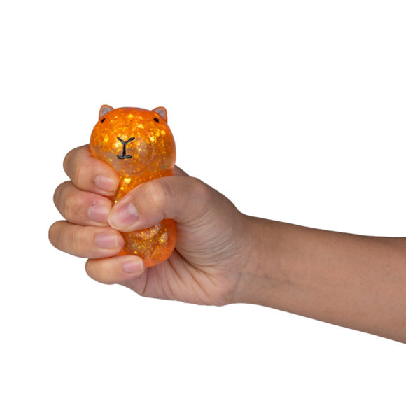 Capybara Glitter Smooshos Super Squeeze
