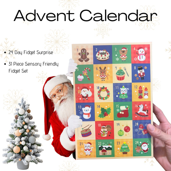 🎄 Sensory Fidget Advent Calendar – 24-Day Countdown