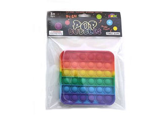 Bright Rainbow Push Pop Game