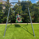 gobaplay Single Swing Set with Boat Swing - Your Capability Store