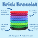 ARK's Brick Bracelet SMALL (Red, Standard)