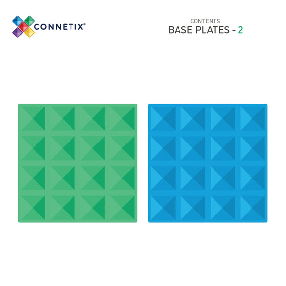 Rainbow Blue & Green Base Plate 2 pc - Your Capability Store