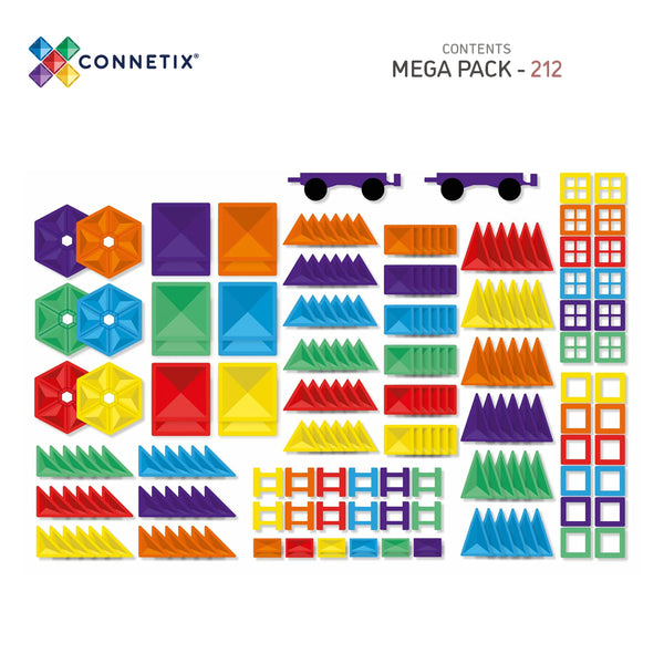 Connetix - Rainbow Mega Pack 212 pc