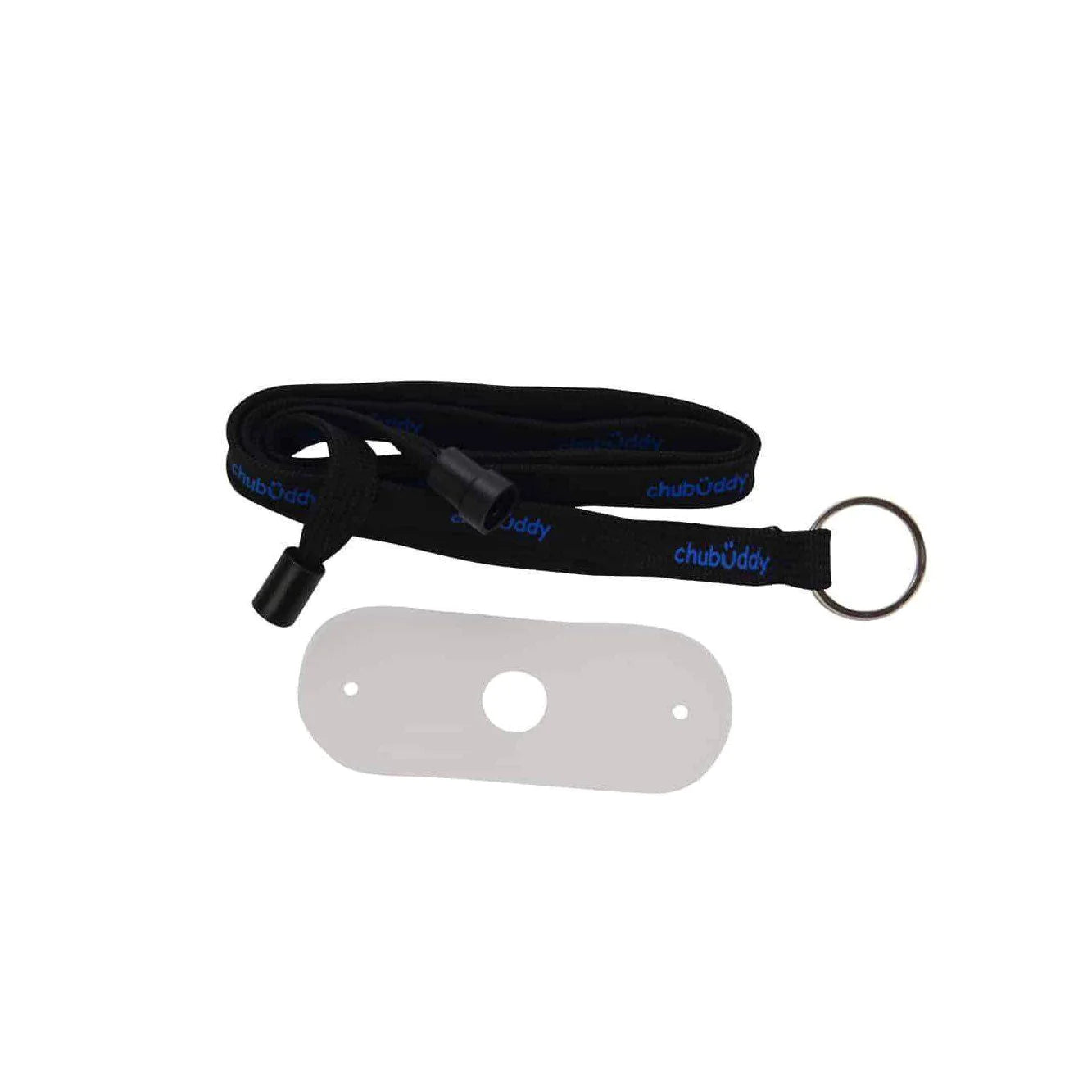 ChuBuddy 16" Black Neck Lanyard With Universal Chew Strap - Your Capability Store