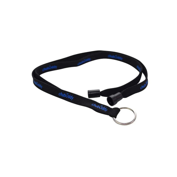 ChuBuddy 16" Black Neck Lanyard With Universal Chew Strap - Your Capability Store