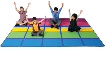 Rainbow Blocks Rug - Your Capability Store