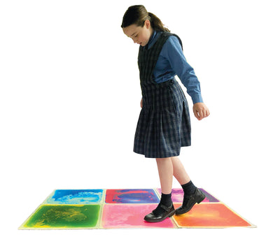 Sensory Liquid Floor Tiles - Set Of 6 - Your Capability Store